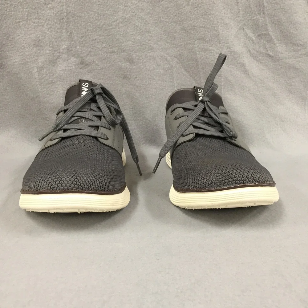 SVNKE Mens B007 Grey Brown Casual Mesh Knit Sneakers Shoes‎ Size 11.5 EU 45